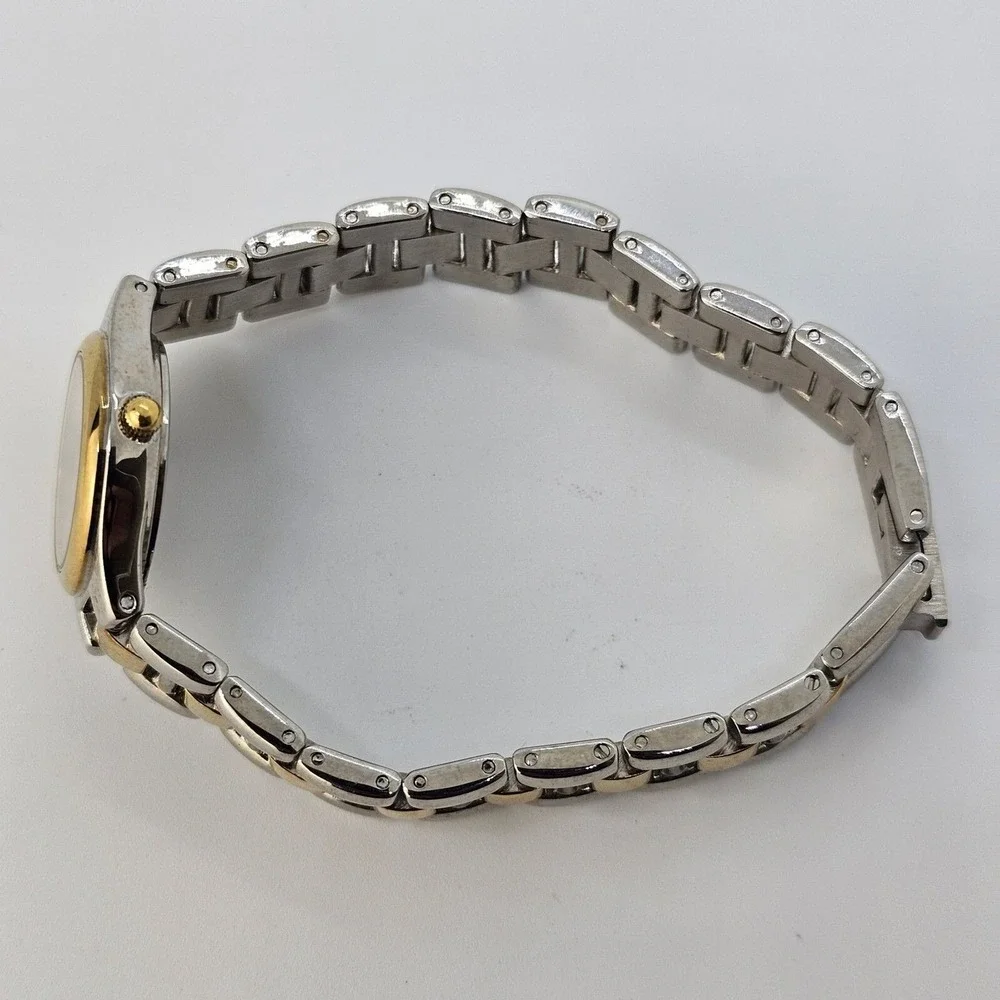 Anne Klein II Women's Watch 22MM Gray‎ Dial Two Tone Bracelet 7